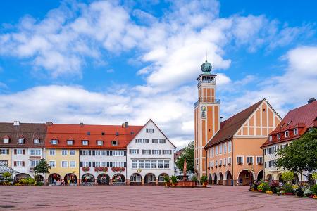 Beeidruckend ist der größte Marktplatz Deutschlands in Freudenstadt