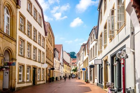 Osnabrück bietet viele Shoppingmöglichkeiten und kulturelle Möglichkeiten