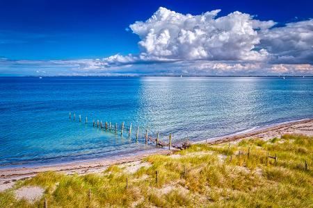 Traumhafte Strände mit viel Sonnenstunden bietet die Ferienregion Ostsee