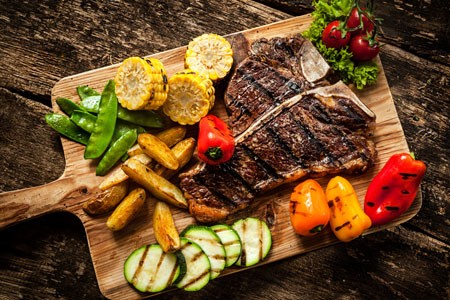 Fleischlastig - die Steakhausküche