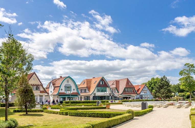 Das schöne Dorf Boltenhagen ist ein bekanntes Seebad an der Ostseeküste