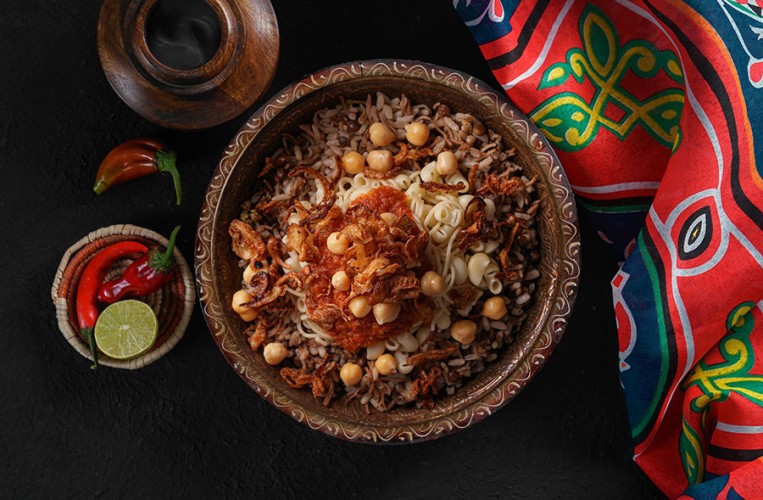 Koshary ist ein traditionelles Gericht der ägyptischen Küche