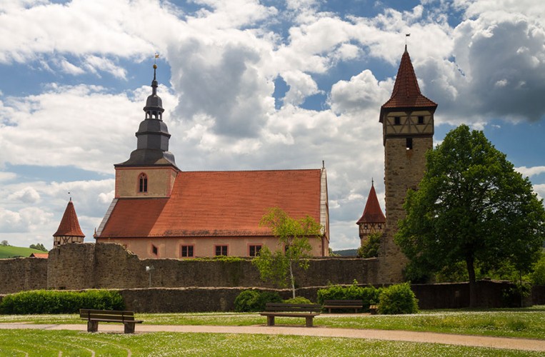 Die Ostheimer Kirchenburg ist einmalig in Deutschland
