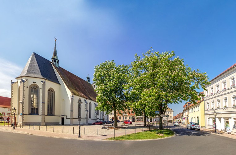 Die Kleinstadt Pegau in der Region Leipzig
