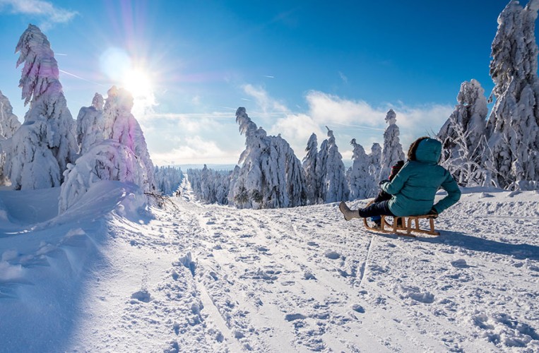Das Erzgebirge ist prädistiniert für Wintersport