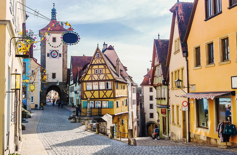 Das Idealbild einer mittelalterlichen Stadt - Rothenburg ob der Tauber