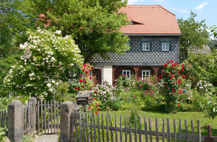 Traditionelles Bauernhaus in der Oberlausitz