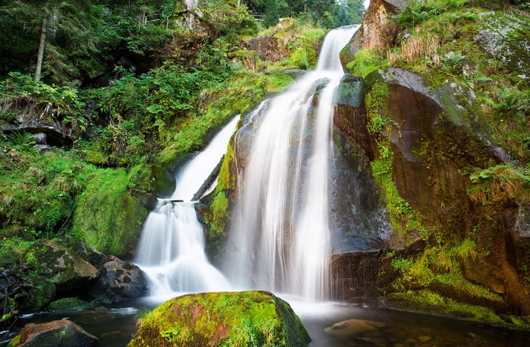 Die höchsten Wasserfälle Deutschlands finden sich in Triberg im Schwarzwald