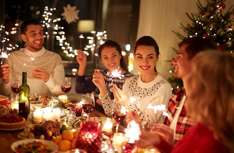 Der Dezember ist die richtige Zeit für ausgiebige Essen im Kreise der Familie