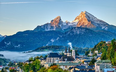 Stadt Berchtesgaden – atemberaubende Kulisse mit dem Watzmann