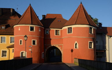 Das Biertor, ein historisches Stadttor in Cham