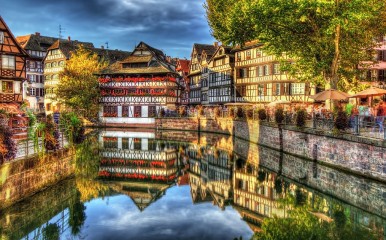 Das Gerberviertel "Petite France" in Straßburg