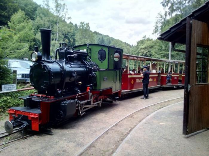 Fahrt mit der historischen Stumpfwaldbahn